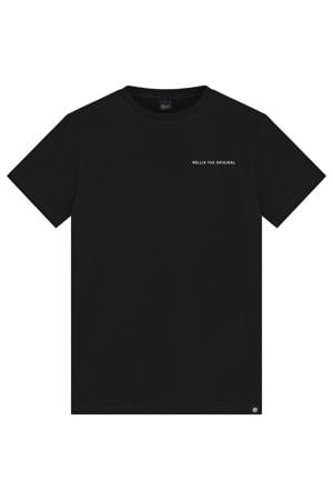 T-shirt met backprint zwart