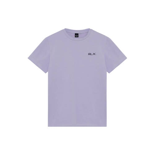 Rellix T-shirt met backprint paars Jongens Stretchkatoen Ronde hals Backprint - maat 176 afbeelding