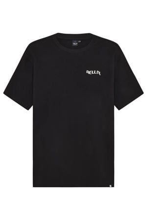 T-shirt met backprint zwart