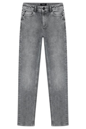 straight leg jeans grey denim
