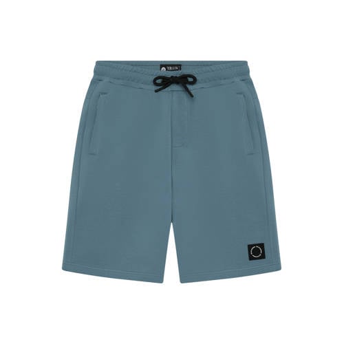 Rellix straight regular waist sweatshort blauw Korte broek Jongens Stretchkatoen - maat 188 afbeelding