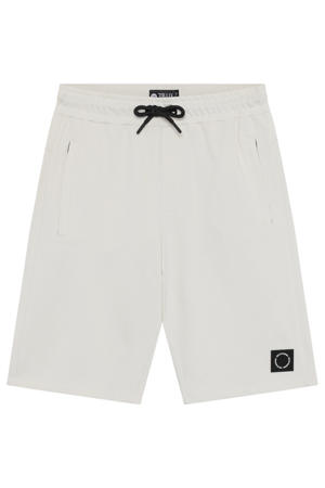 regular waist sweatshort lichtgrijs