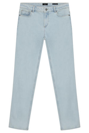 straight leg jeans light blue denim