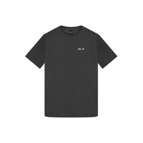 Rellix T-shirt met backprint grijs Jongens Stretchkatoen Ronde hals Backprint - maat 164 afbeelding
