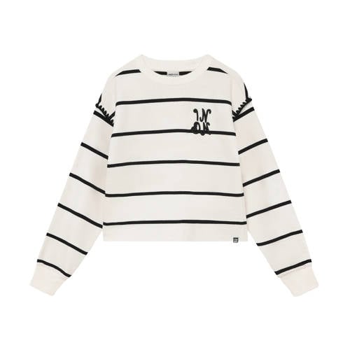 Indian Blue Jeans gestreepte sweater wit Streep - maat 140 afbeelding