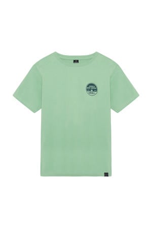 T-shirt met backprint groen