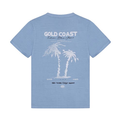 Indian Blue Jeans T-shirt met backprint blauw Jongens Katoen Ronde hals - maat 116 afbeelding
