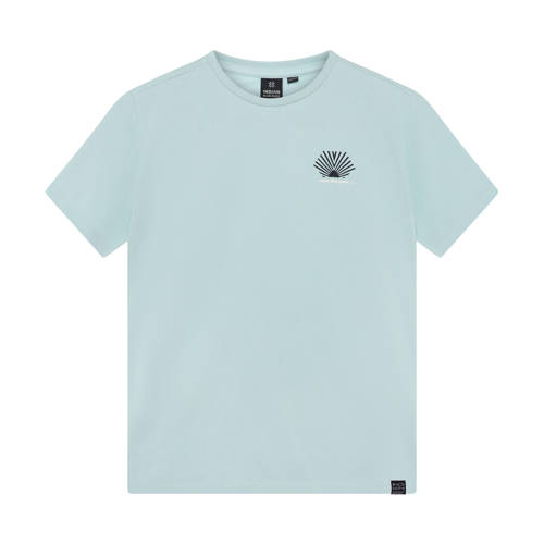 Indian Blue Jeans T-shirt met backprint lichtblauw Jongens Stretchkatoen Ronde hals - maat 164 afbeelding