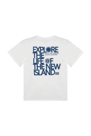 T-shirt met backprint wit