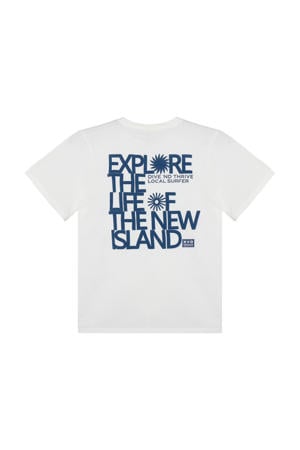 T-shirt met backprint wit