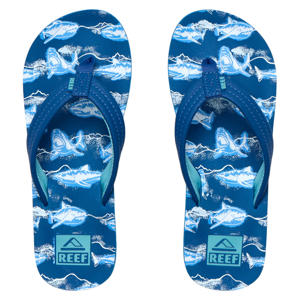 Kids Ahi teenslippers blauw