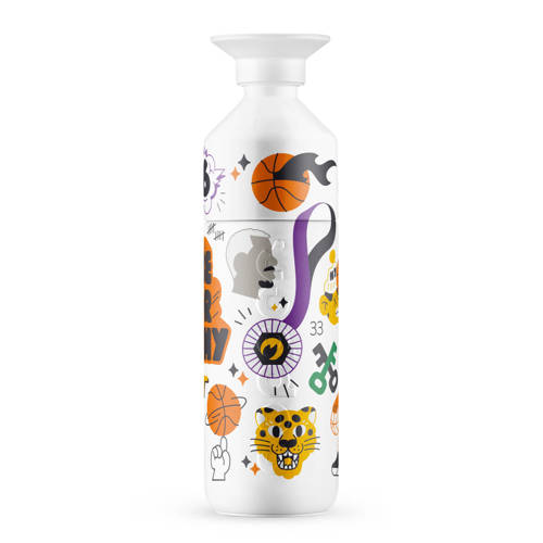 Dopper Thermosfles Insulated drinkfles - Basketball edition bottle x Worthy de Jong - 580 ml Multi afbeelding