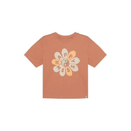 Noppies kids T-shirt oudroze Meisjes Katoen Ronde hals Printopdruk - maat 92 afbeelding