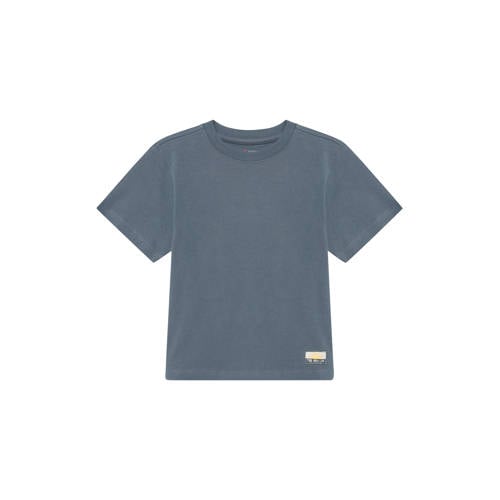 Noppies kids T-shirt met backprint donkerblauw Jongens Katoen Ronde hals - maat 122 afbeelding