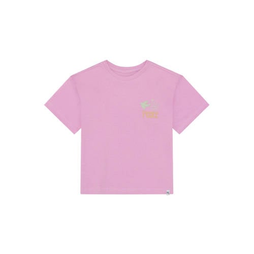 Noppies kids T-shirt met backprint roze Meisjes Katoen Ronde hals Backprint - maat 92 afbeelding