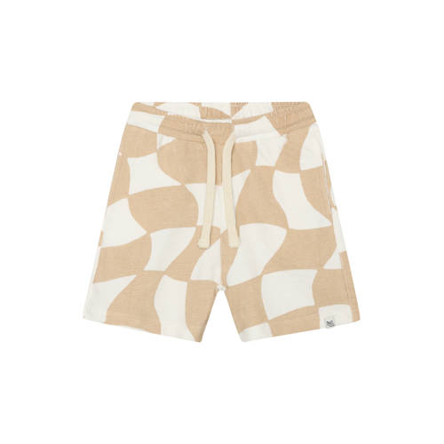 Noppies kids relaxed sweatshort beige Korte broek Jongens Katoen Grafisch - maat 110 afbeelding