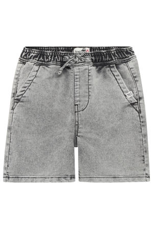 denim relaxed short grey denim
