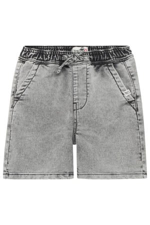 denim relaxed short grey denim