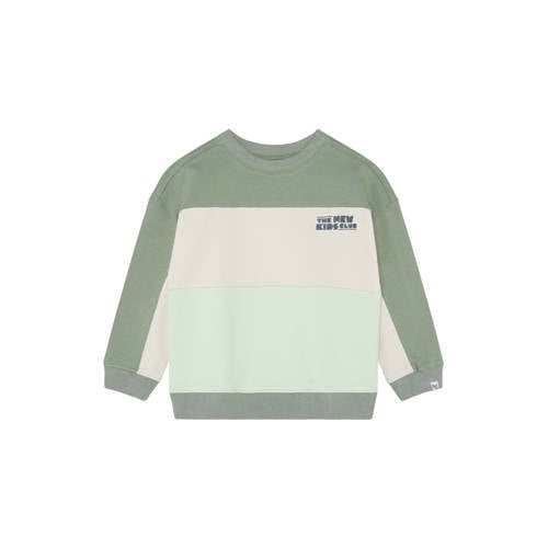 Noppies kids sweater groen Jongens Katoen Ronde hals Meerkleurig - maat 128 afbeelding