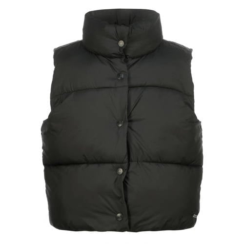 Raizzed bodywarmer zwart Meisjes Polyester Opstaande kraag Effen - maat 164 afbeelding
