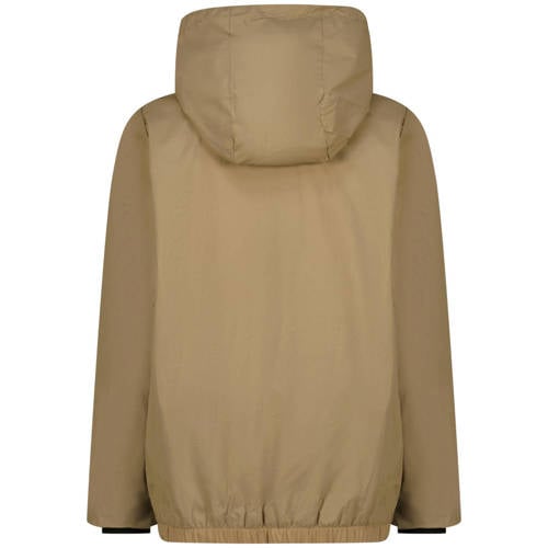 Raizzed zomerjas taupe Bruin Jongens Nylon Capuchon Effen