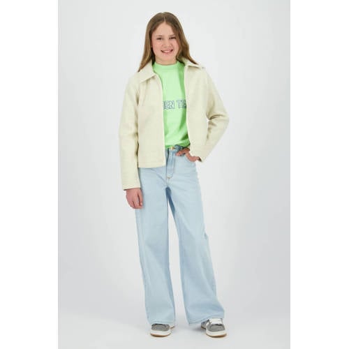 Raizzed zomerjas beige Meisjes Polyester Klassieke kraag Effen - maat 128 afbeelding