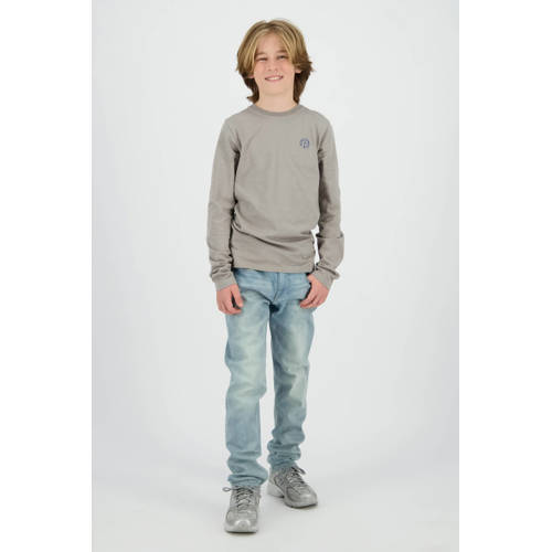 Raizzed longsleeve met backprint grijs Jongens Katoen Ronde hals Backprint - maat 116 afbeelding