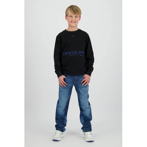 Raizzed straight leg jeans medium blue denim Blauw Effen - maat 164 afbeelding