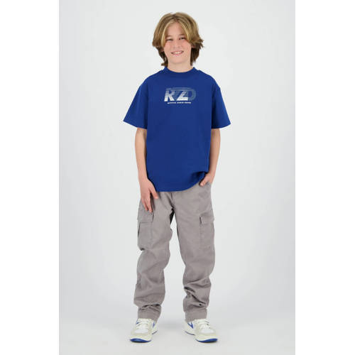 Raizzed T-shirt blauw Jongens Katoen Ronde hals Logo - maat 140 afbeelding