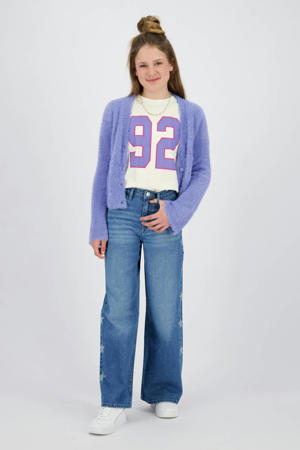 high waist wide leg jeans wide leg jeans medium blue denim