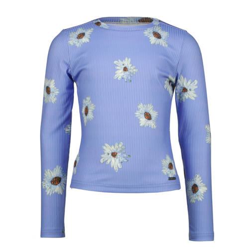 Raizzed gebloemde longsleeve lila Paars Meisjes Polyester Ronde hals Bloemen - maat 176 afbeelding