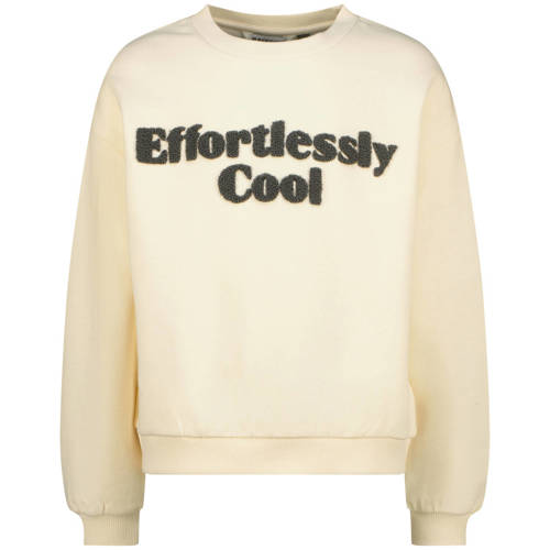 Raizzed sweater beige Tekst - maat 152 | Sweater van Raizzed afbeelding