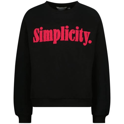 Raizzed sweater zwart Tekst - maat 140 | Sweater van Raizzed afbeelding