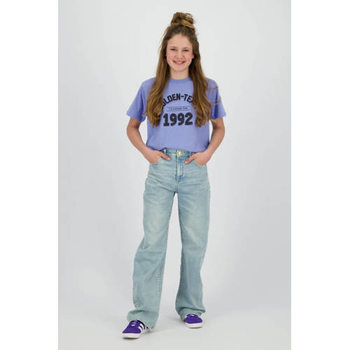 Raizzed T-shirt lila Paars Meisjes Katoen Ronde hals Printopdruk - maat 176 afbeelding