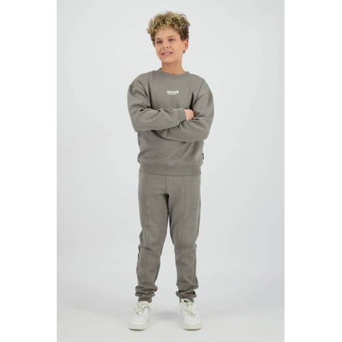 Raizzed sweater met backprint grijs Backprint - maat 176 afbeelding