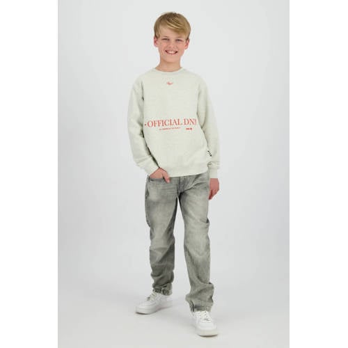Raizzed straight leg jeans grey denim Grijs Effen - maat 158 afbeelding