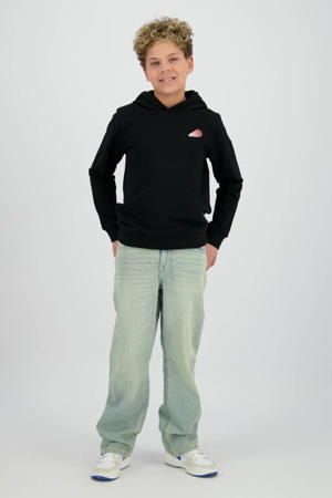 hoodie met backprint zwart