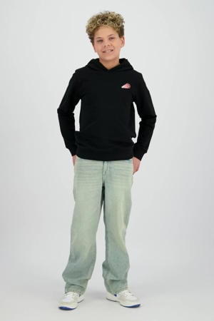 hoodie met backprint zwart
