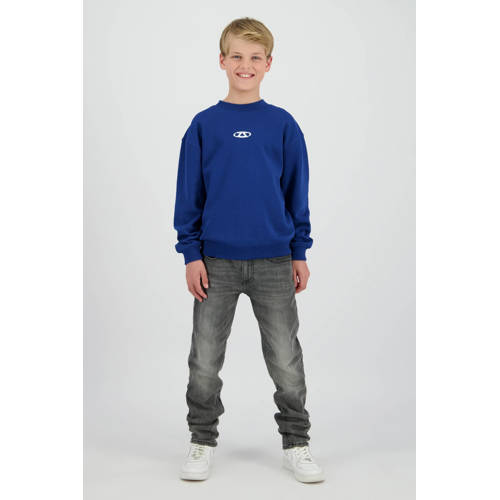 Raizzed straight leg jeans grey denim Grijs Effen - maat 176 afbeelding