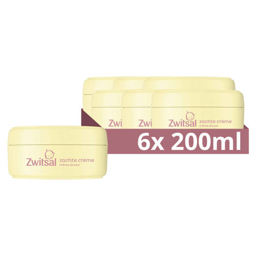 Zwitsal Zachte crème - 6 x 200 ml Zalf/creme | Zalf/creme van Zwitsal afbeelding