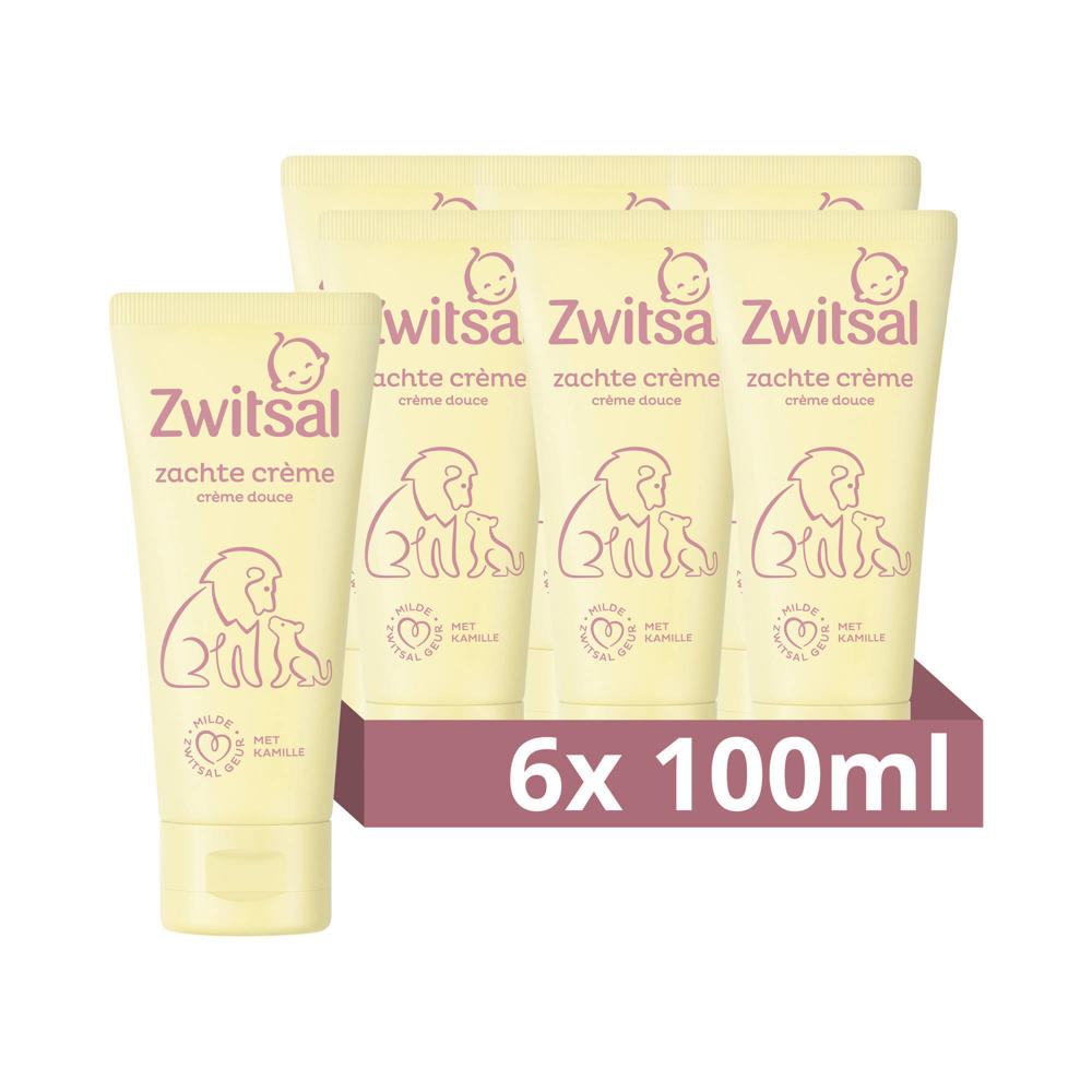 Zwitsal zachte crème - 6 x 100 ml