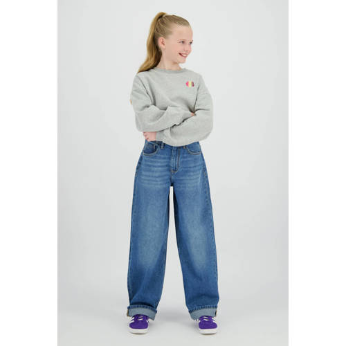 Raizzed sweater met backprint grijs Backprint - maat 152 afbeelding