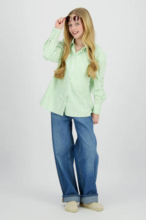 gestreepte blouse groen