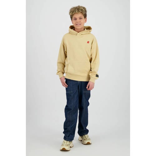 Raizzed hoodie met backprint beige Sweater Backprint - maat 128 afbeelding