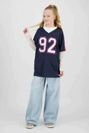 T-shirt donkerblauw