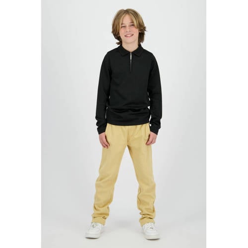 Raizzed joggingbroek beige Jongens Sweat Effen - maat 140 afbeelding