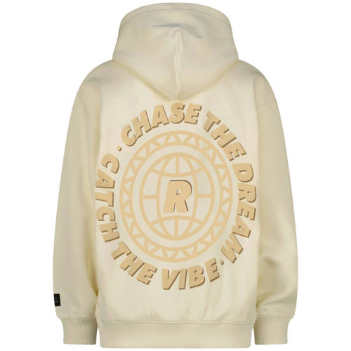 Raizzed hoodie met backprint wit Sweater Backprint