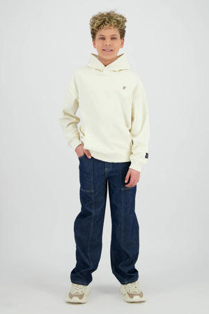hoodie met backprint wit