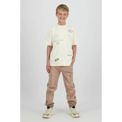 Raizzed T-shirt wit Jongens Katoen Ronde hals Printopdruk - maat 152 afbeelding