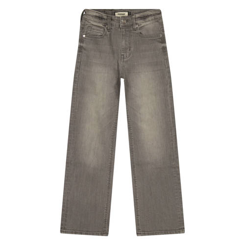 Raizzed wide leg jeans grey denim Grijs Effen - maat 152 afbeelding